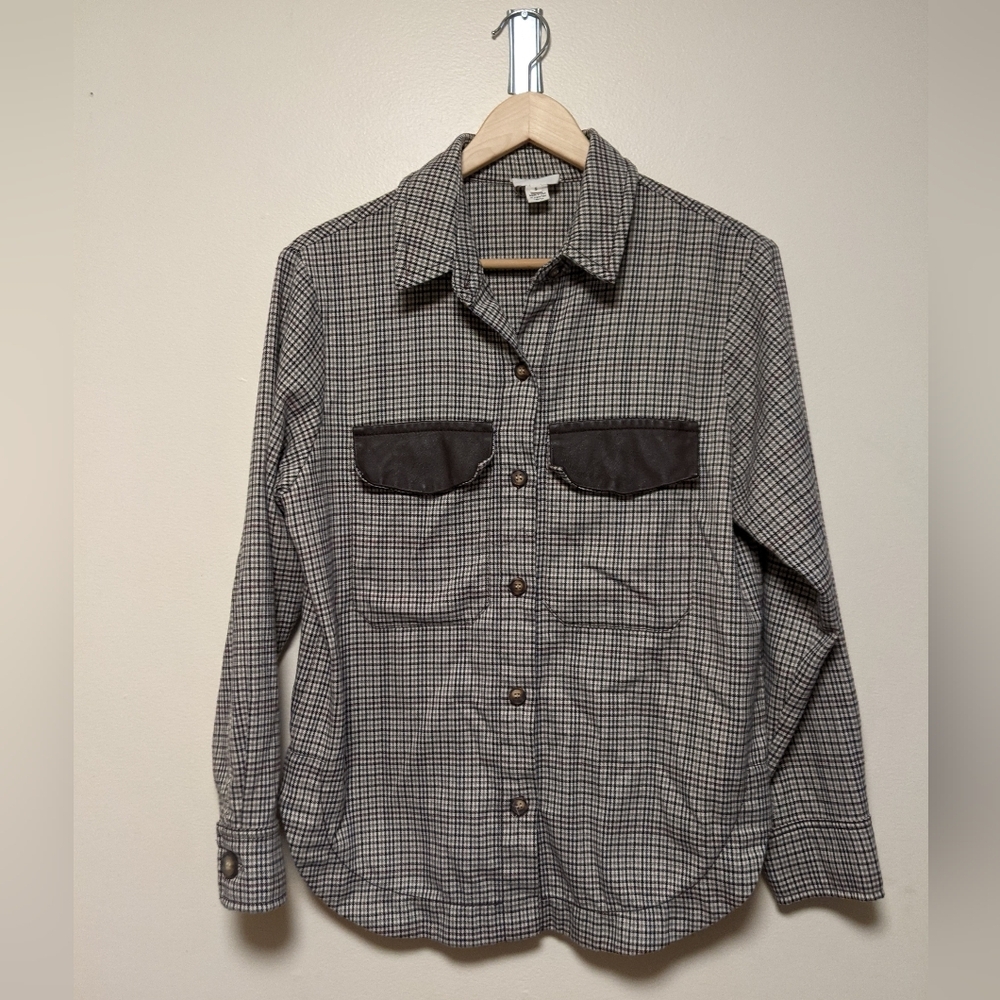 R.G. Kane Plaid Shirt Jacket – Size S – Made in USA – Minor Flaws, Great Look